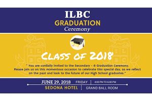 Secondary - 6 Graduation Ceremony 2018! @ Sedona Hotel (Grand Ball Room)