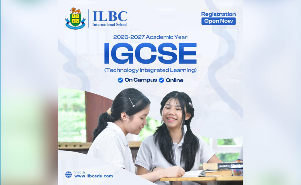 2026-2027 ပညာသင်နှစ်အတွက် ကျောင်းအပ်လက်ခံပါပြီ။